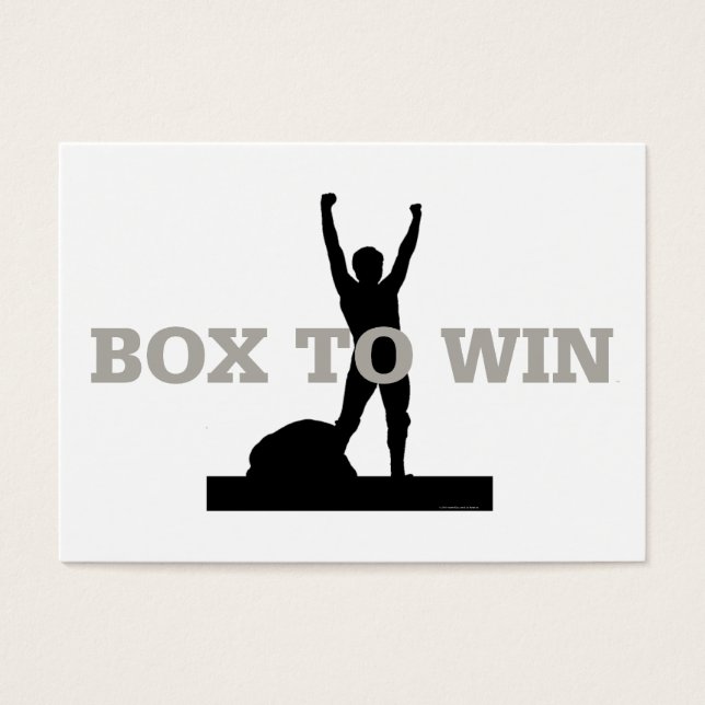 TOP Box om te winnen Visitekaartjes (Voorkant)