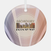 TOP Broadway Star Glass Ornament (Voorkant)