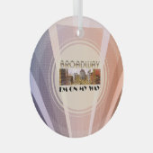 TOP Broadway Star Glass Ornament (Voorkant Rechts)