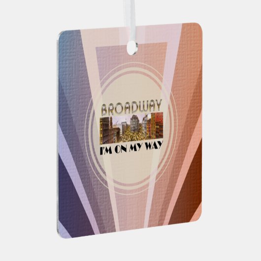 TOP Broadway Star Metal Ornament (Voorkant Rechts)