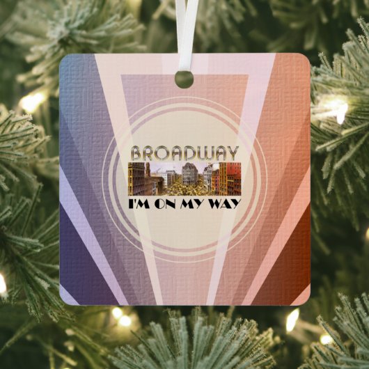 TOP Broadway Star Metal Ornament (Insitu)