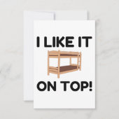 Top Bunk Bed Bedankkaart (Voorkant)