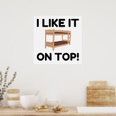 Top Bunk Bed Poster (Keuken)