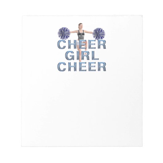 TOP Cheer Girl Cheer Notitieblok (Voorkant)