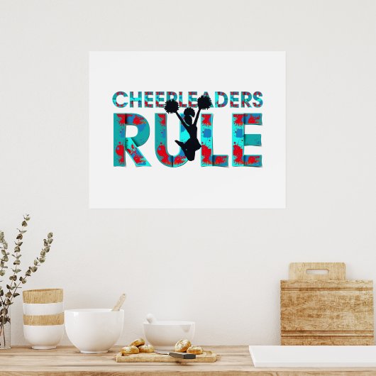 TOP Cheerleaders Rule Poster (Keuken)