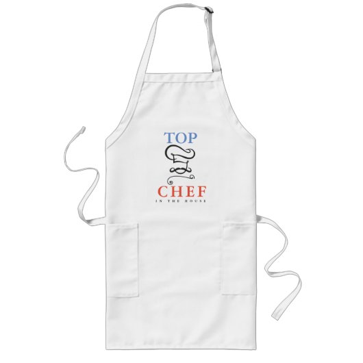 Top Chef Apron Lang Schort (Voorkant)