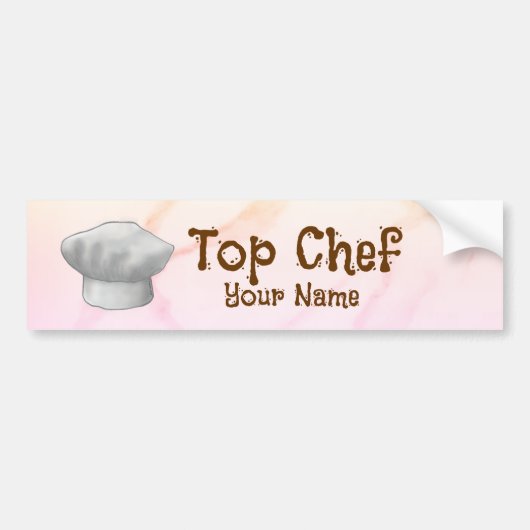 Top Chef Bumpersticker (Voorkant)