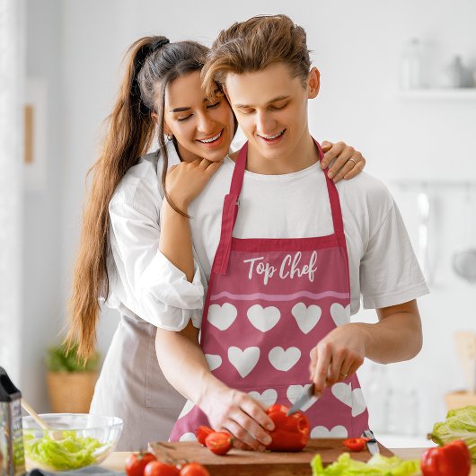"Top Chef" Liefde om te koken Valentijn Schort