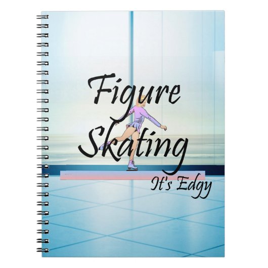 TOP Cijfer Skating It's Edgy Notitieboek (Voorkant)