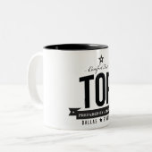 Top Coffee-Mok Tweekleurige Koffiemok (Voorkant links)