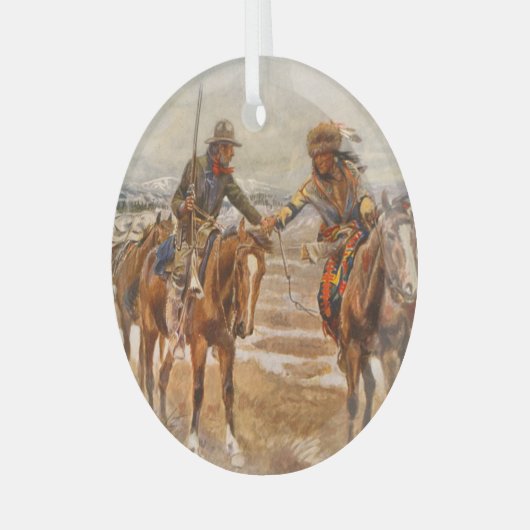 TOP Compadres Glass Ornament (Voorkant links)