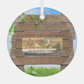 TOP Cooperstown Glass Ornament (Voorkant)