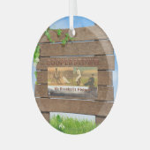 TOP Cooperstown Glass Ornament (Voorkant links)