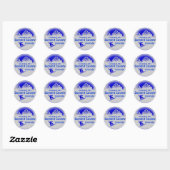 Top County Colorado blue snowboardkunst stickers (Vel)