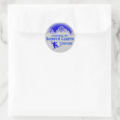 Top County Colorado blue snowboardkunst stickers (Tas)