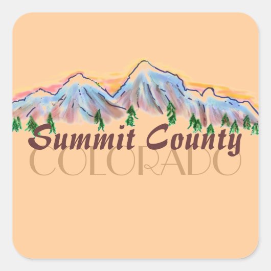 Top County Colorado stickers (Voorkant)