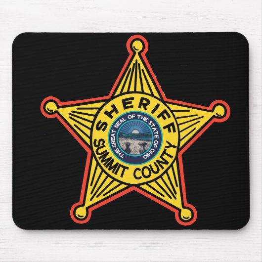 Top County Ohio Sheriff Mousepad. Muismat (Voorkant)