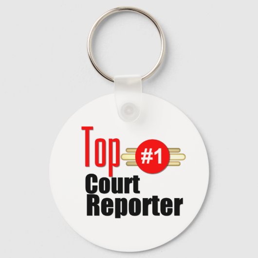 Top Court Reporter Sleutelhanger (Voorkant)