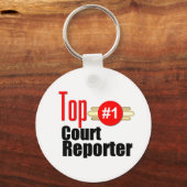 Top Court Reporter Sleutelhanger (Voorkant)