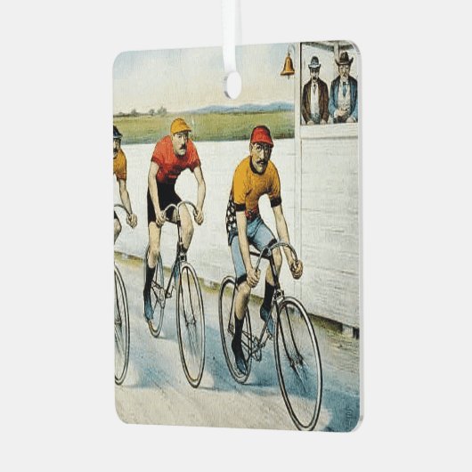 TOP Cycli Old School Metal Ornament (Voorkant links)