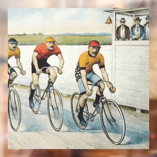 TOP Cycli Old School Window Cling Raamsticker (Vel 2)