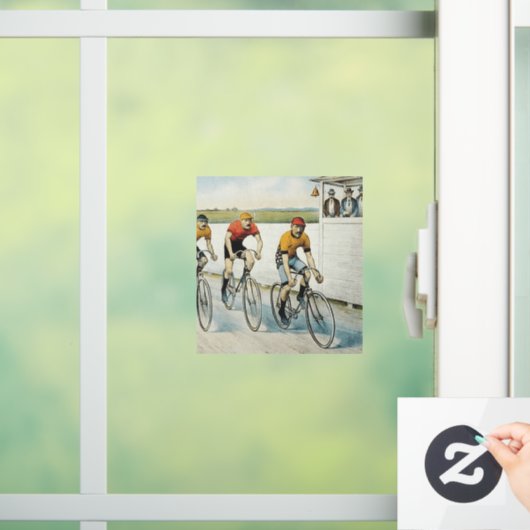 TOP Cycli Old School Window Cling Raamsticker (Huis)