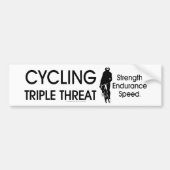 TOP Cycli Triple Threat Bumpersticker (Voorkant)