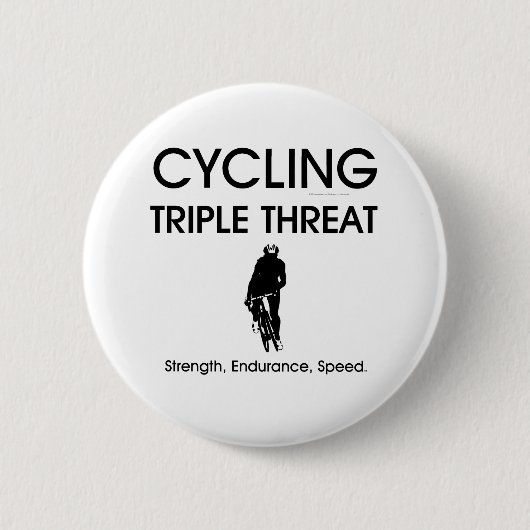 TOP Cycli Triple Threat Ronde Button 5,7 Cm (Voorkant)