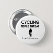 TOP Cycli Triple Threat Ronde Button 5,7 Cm (Voorkant /achterkant)