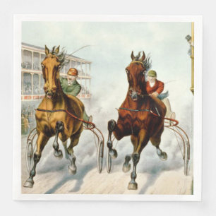 TOP Cycling Old School Paper Dinner Napkins Servet