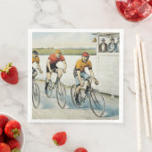 TOP Cycling Old School Paper Dinner Napkins Servet (Insitu)