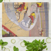 TOP Cycling Yellow Jersey Slogan Theedoek (Gevouwen)