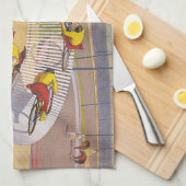 TOP Cycling Yellow Jersey Slogan Theedoek (Quarter Fold)