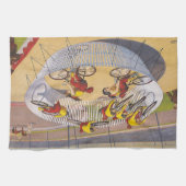 TOP Cycling Yellow Jersey Slogan Theedoek (Horizontaal)