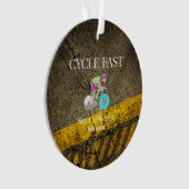 TOP Cyclus snel Ornament (voorkant)