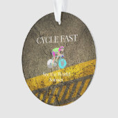 TOP Cyclus snel Ornament (voorkant)
