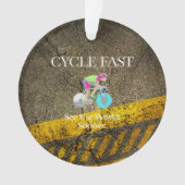 TOP Cyclus snel Ornament (voorkant)