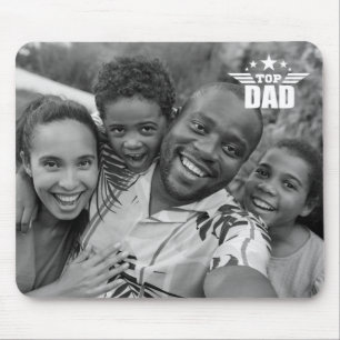Top Dad Foto Mousepad   Dad Custom Photo Mouse Mat Muismat