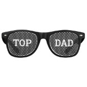 TOP DAD retro Shades / Fun Party Sunbribril Retro Zonnebril (Voorkant)