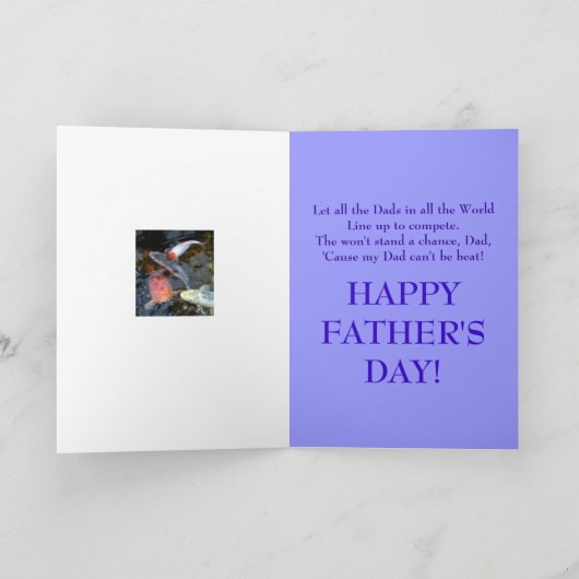 "Top Dad" Vaderdag Kaart (Binnen)