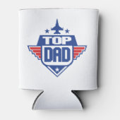 Top Dad vliegtuig Blikjeskoeler (Voorkant)