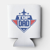 Top Dad vliegtuig Blikjeskoeler (Achterkant)