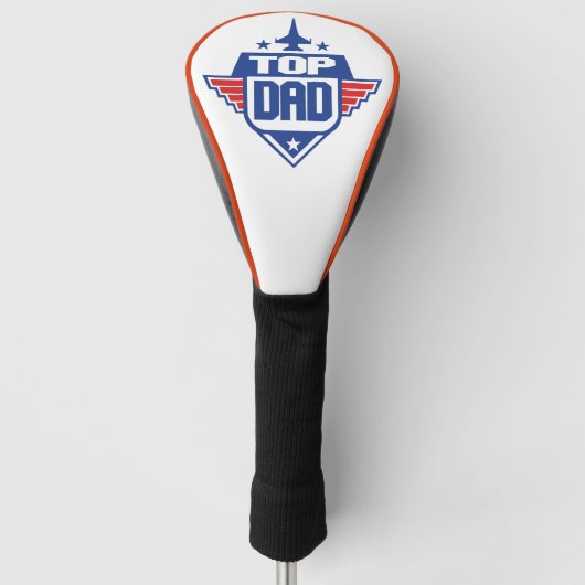Top Dad vliegtuig Golfheadcover (Voorkant)