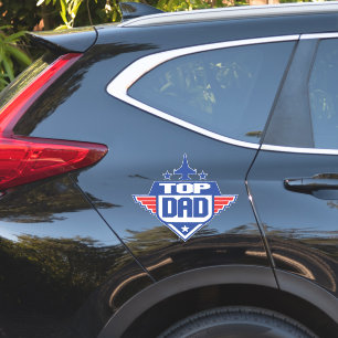 Top Dad vliegtuig Sticker
