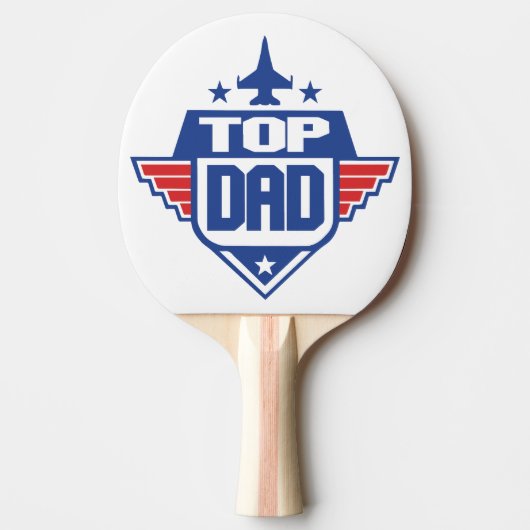Top Dad vliegtuig Tafeltennisbatje (Voorkant)