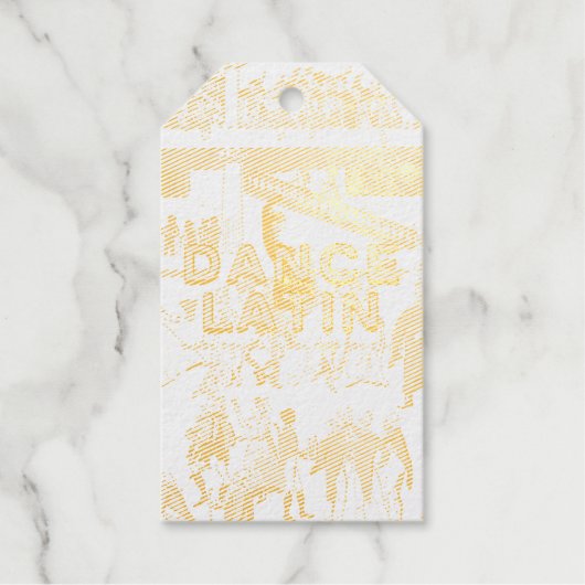 TOP Dance Latijn Cadeaulabels (Voorkant)