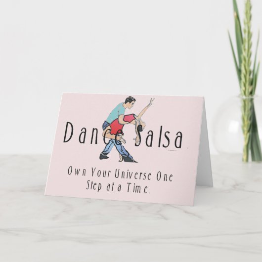 TOP Dance Salsa Kaart (Voorkant)