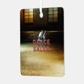 TOP Dance Salsa Metal Ornament (Voorkant links)