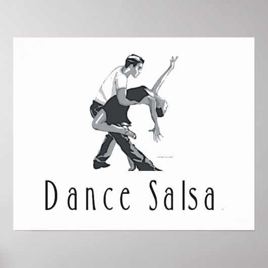 TOP Dance Salsa Poster (Voorkant)