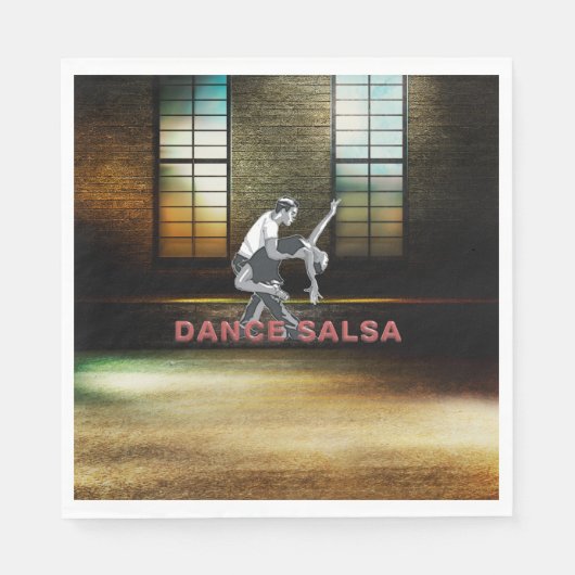 TOP Dance Salsa Servetten (Voorkant)